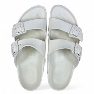 Birkenstock Arizona EVA Sandals Womens 39 US 8 8.5 Eggshell White